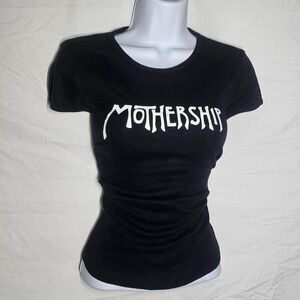 Vintage y2k led Zeppelin mothership band baby tee